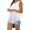 Women's Plain Vest Tops Ladies Summer Sleeveless T-shirt Tunic Cami Blouses Tee