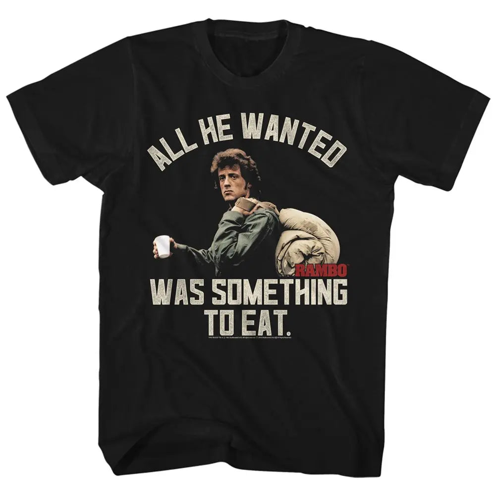 Rambo Print Men's T-shirt