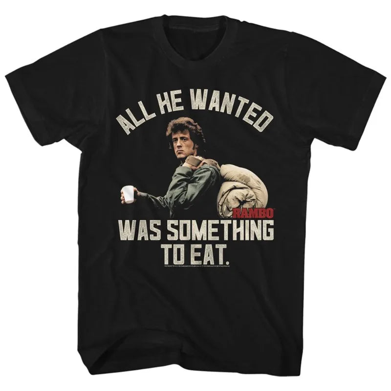 Rambo Print Men's T-shirt