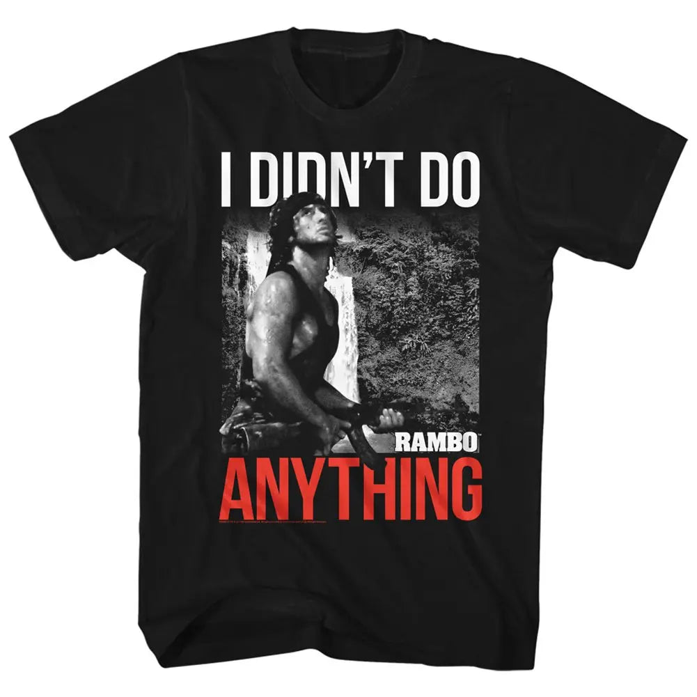 Rambo Print Men's T-shirt