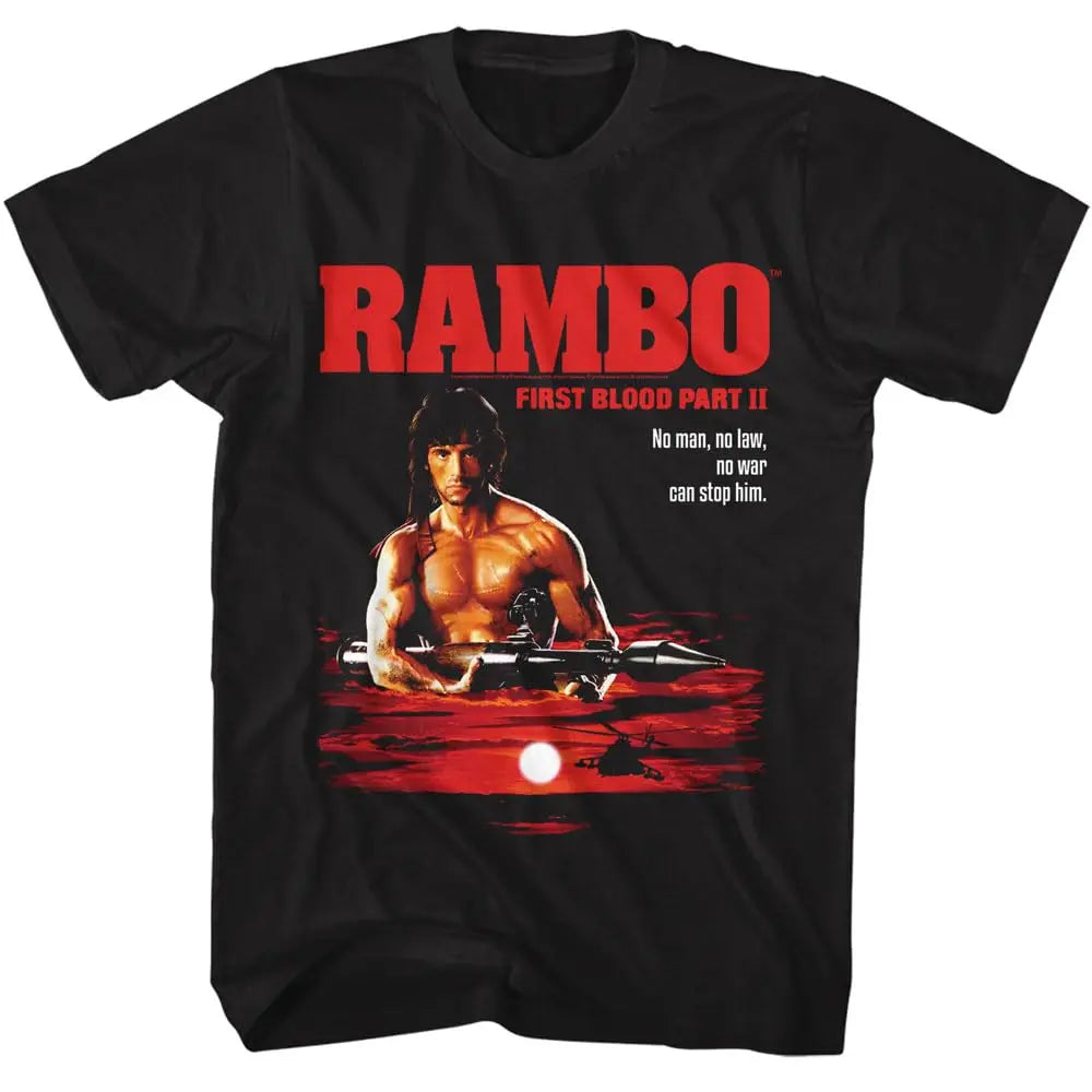 Rambo Print Men's T-shirt
