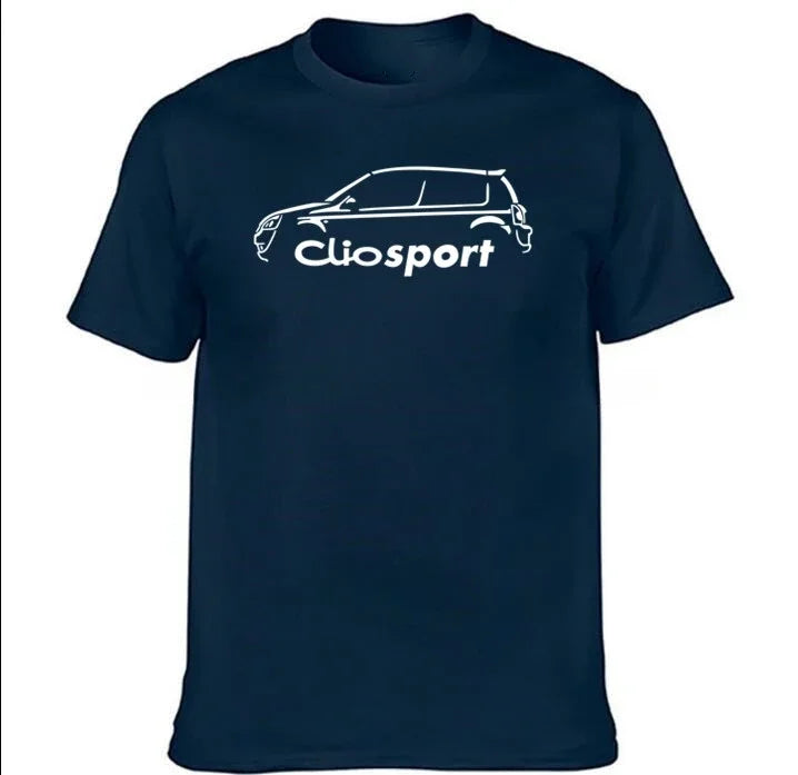 Men T Shirt  Short sleeve 2022 mens designer clothes new in tops & tees tee shirt homme CLIO SPORT 182 CUP CLASSIC CAR T-SHIRT